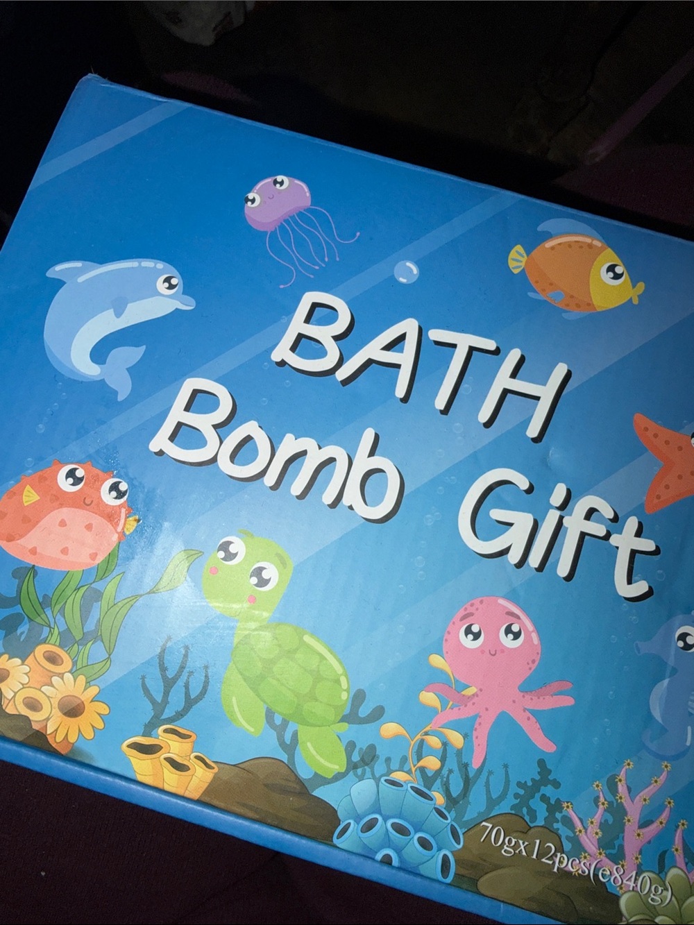 Bath Bomb Gift Set - Blue Ocean Design